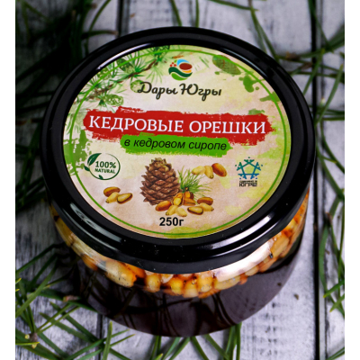 Кедровые орешки в кедровом меду