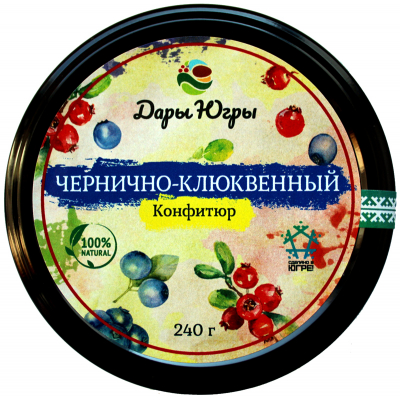 Чернично-клюквенный конфитюр