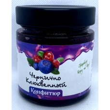 Конфитюр из лесной черники и клюквы