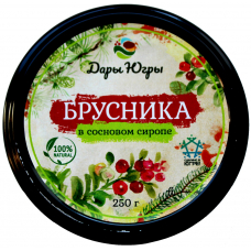 Брусника в сосновом сиропе