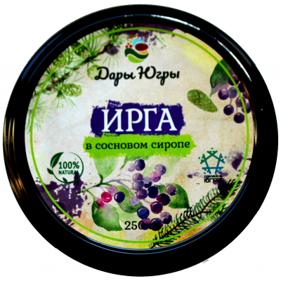 Ирга в сосновом сиропе