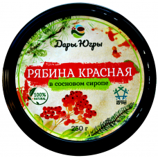 Красная рябина в сосновом сиропе