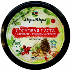 Сосновая паста с клюквой и кедровым орехом