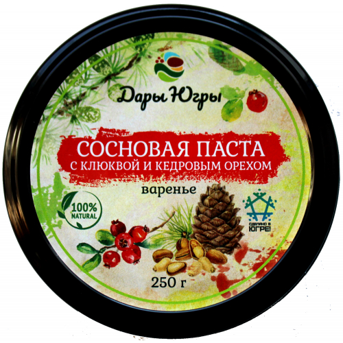 Сосновая паста с клюквой и кедровым орехом