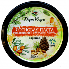 Сосновая паста с облепихой и кедровым орехом