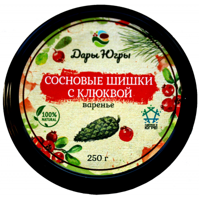 Варенье из сосновых шишек с клюквой