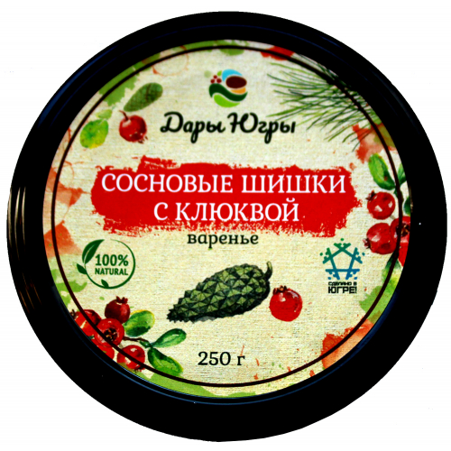 Сосновые шишки с клюквой