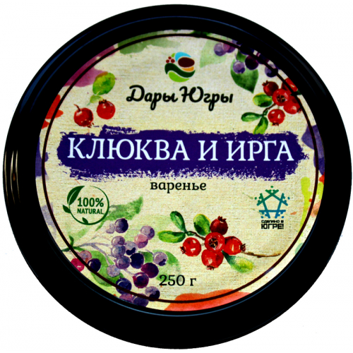 Варенье клюква и ирга